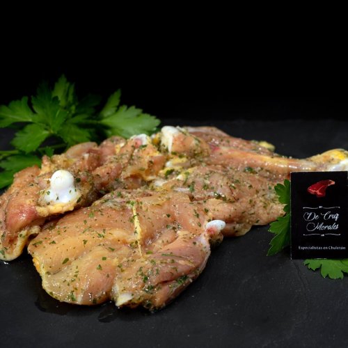 Muslo de pollo plancha