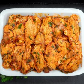 Alitas de pollo adobadas