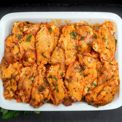 Alitas de pollo adobadas